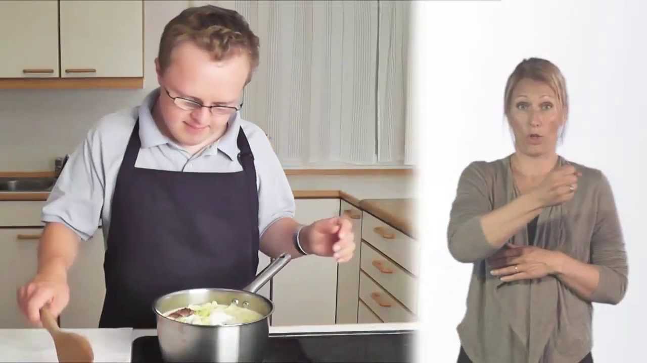 Kom og se - så godt! - Blomkålsuppe - på tegnspråk