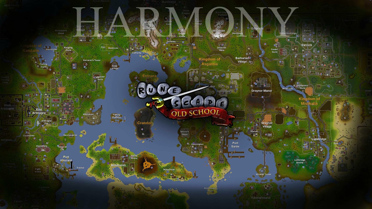 [ 1 Hour Relaxing ] Runescape 07 - Harmony Guitar Cover