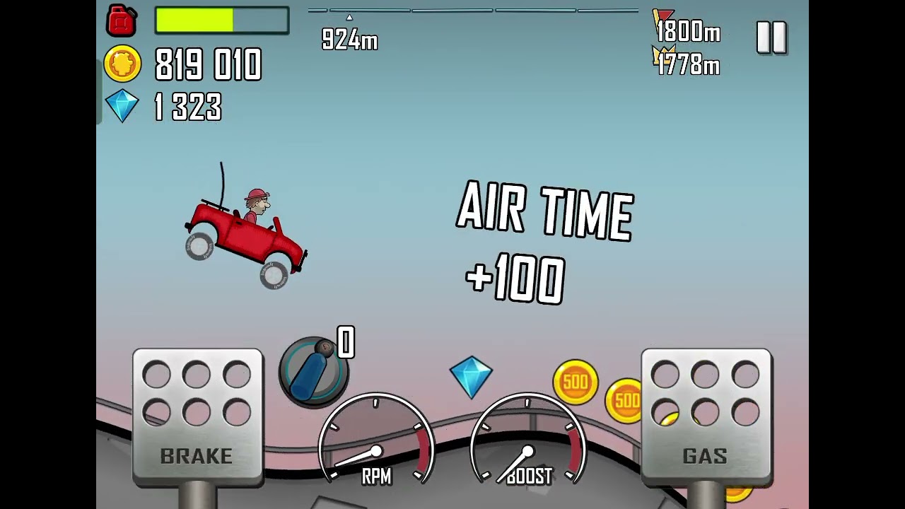 I try to flip but it fails so many times #hillclimbracing #hillclimbracing3 #mobilegame 