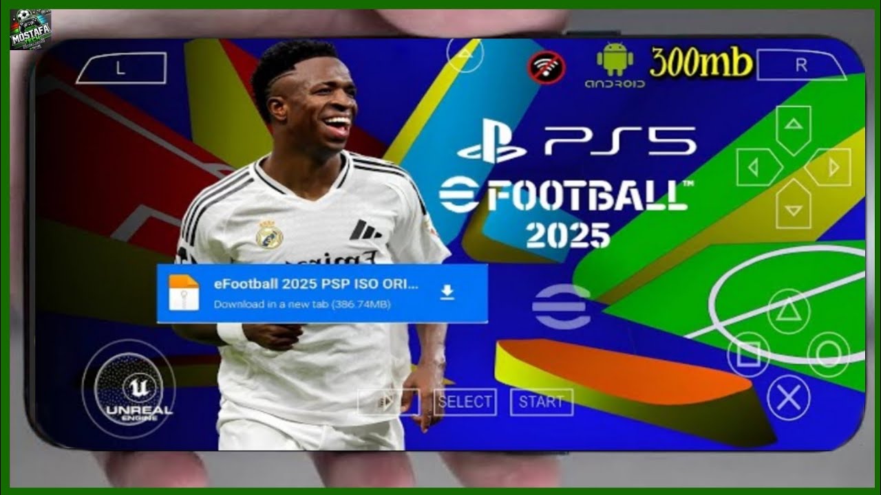 واخيرا 🤯 تحميل لعبة PES 2025 لمحاكي psp باخر الانتقالات والاطقم