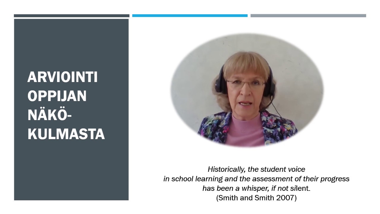 Arviointi oppijan kannalta   osa 1