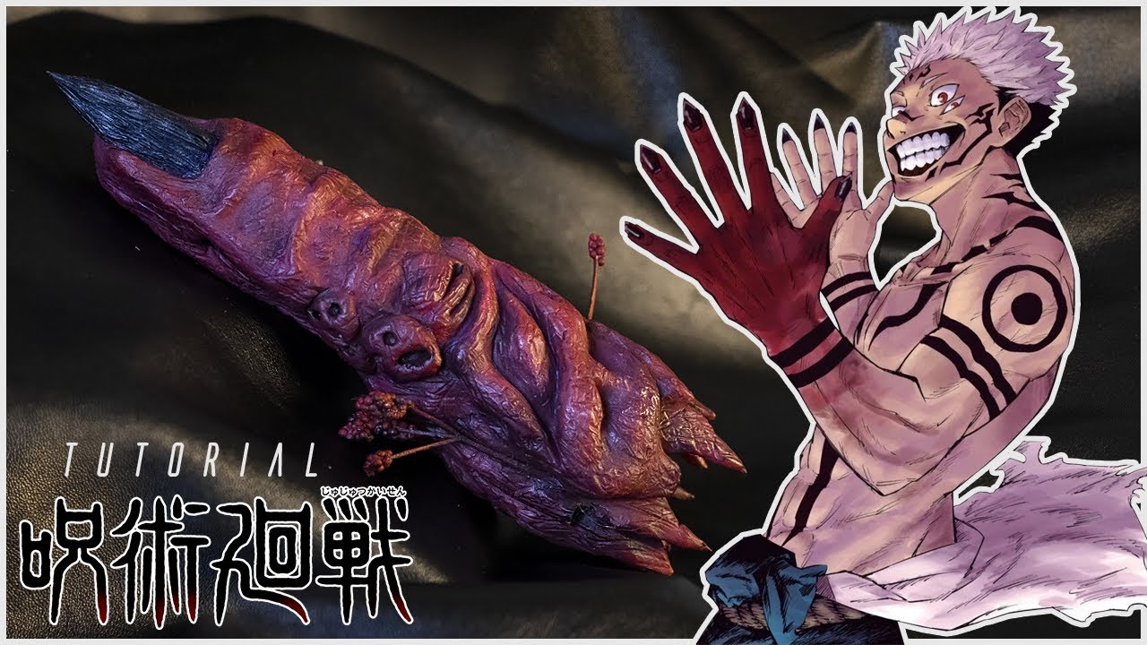 Tutorial: Cómo hacer el dedo de Ryomen Sukuna 🔴 Jujutsu Kaisen - 呪術廻戦 🔴 | En SuperSculpey | FÀCIL