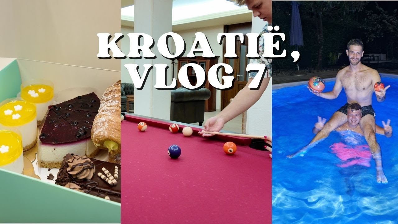 Kroatië Vlog 7, Regenachtige Dag: Spelletjes, Shoppen & Zwemmen