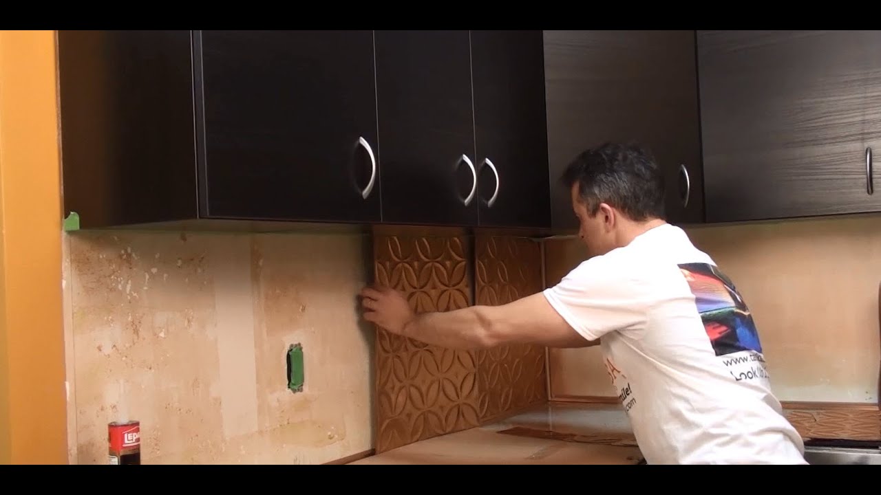 How to Remove and Install Backsplash Panels - Talissa Decor - Part 2