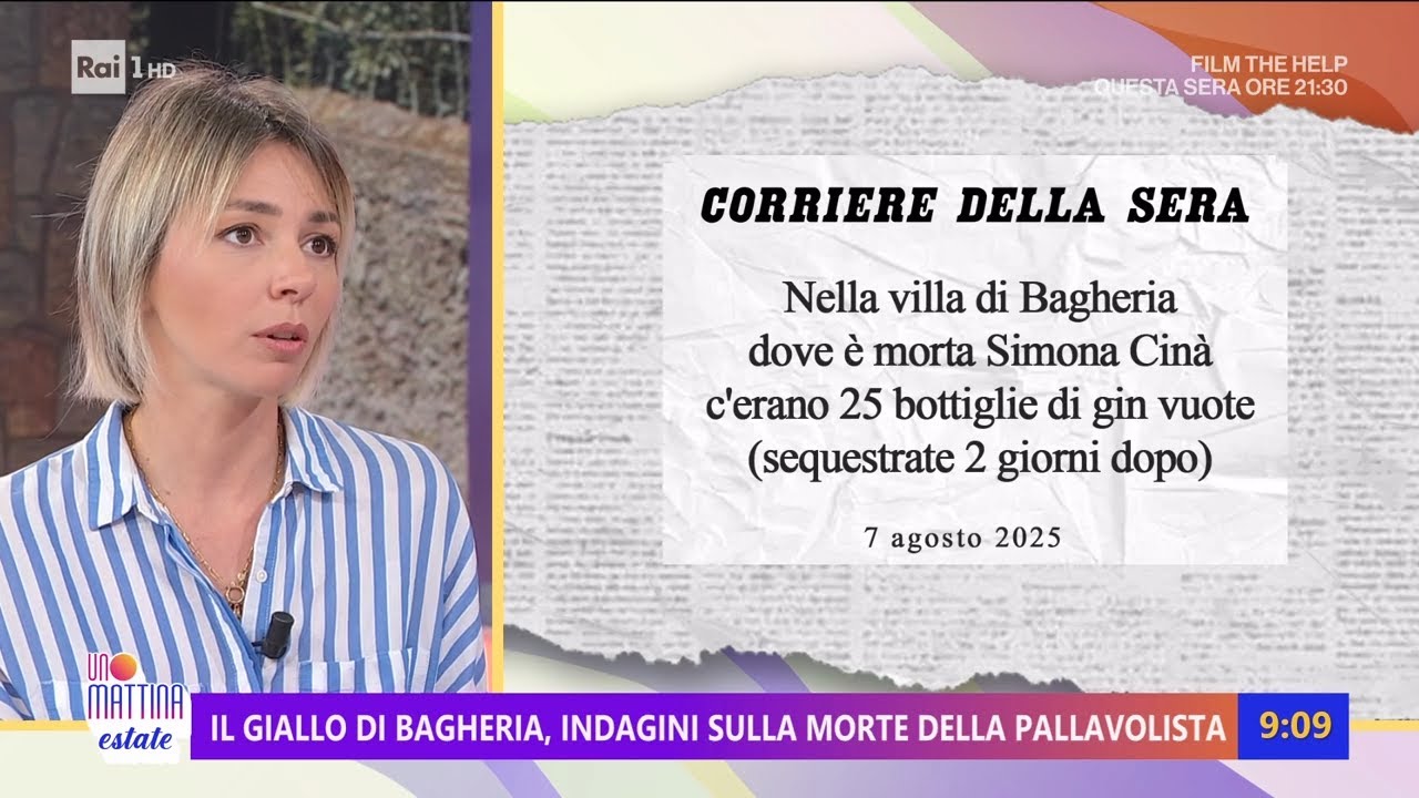 Oggi i funerali di Simona Cinà - Unomattina estate 08/08/2025