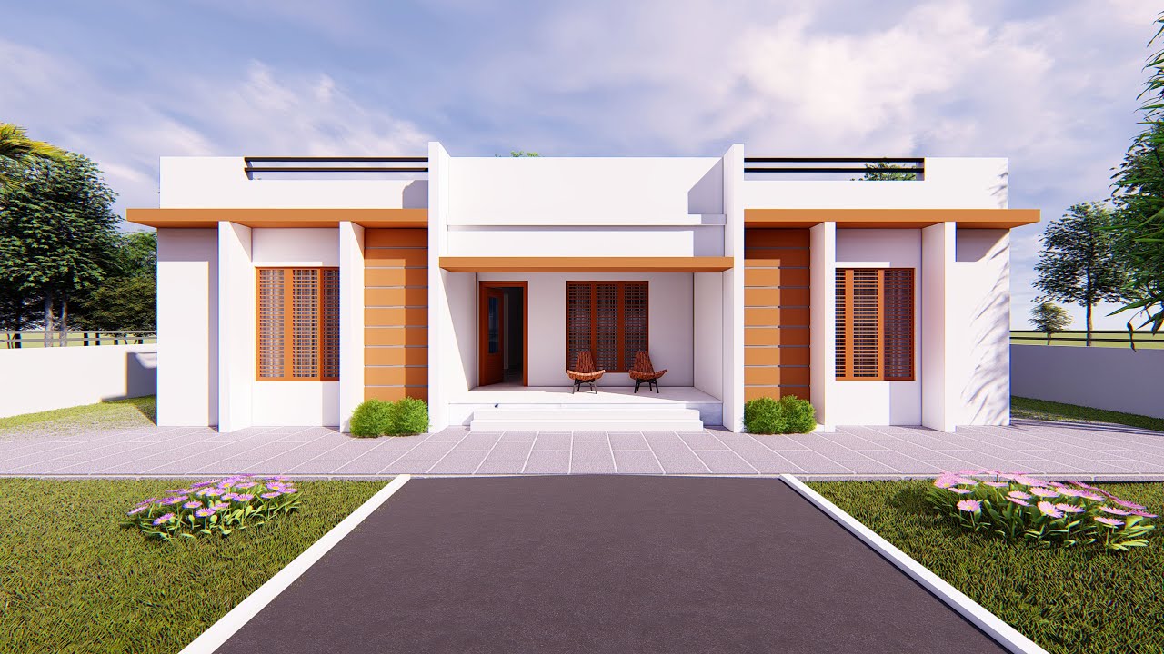 1000 SQFT Home Design  With Interior