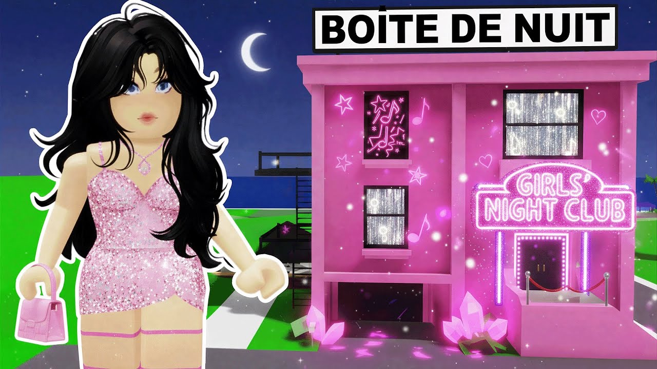 JE CRÉE UNE BOITE DE NUIT POUR FILLES SUR BROOKHAVEN ROBLOX !