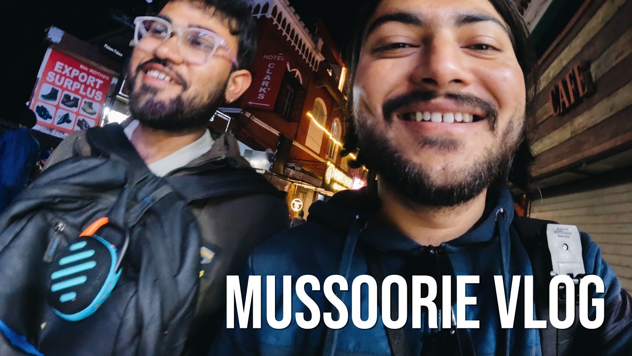 Mussoorie Mall Road at Night | Dehradun | Vlog