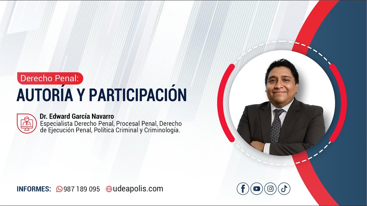 Autoría y Participación | Edward García Navarro