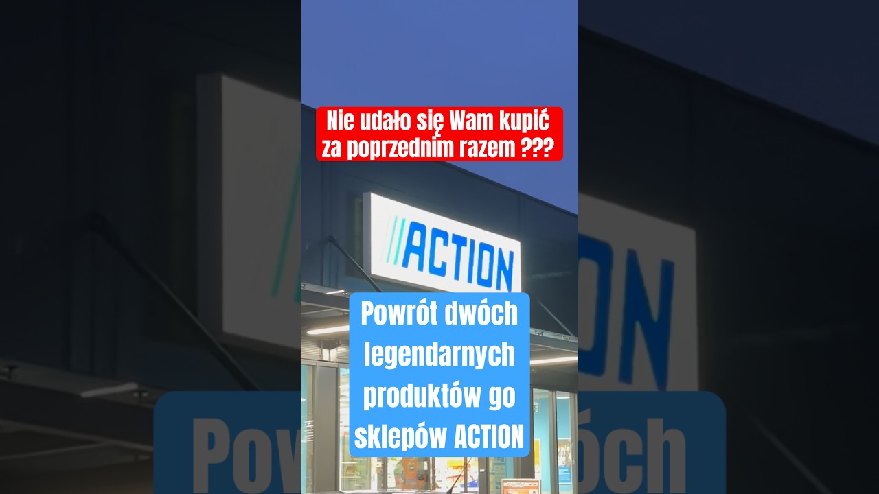 Nie udało się Wam kupić za poprzednim razem? Powr&oacute;t dw&oacute;ch legendarnych produkt&oacute;w do sklep&oacute;w ACTION
