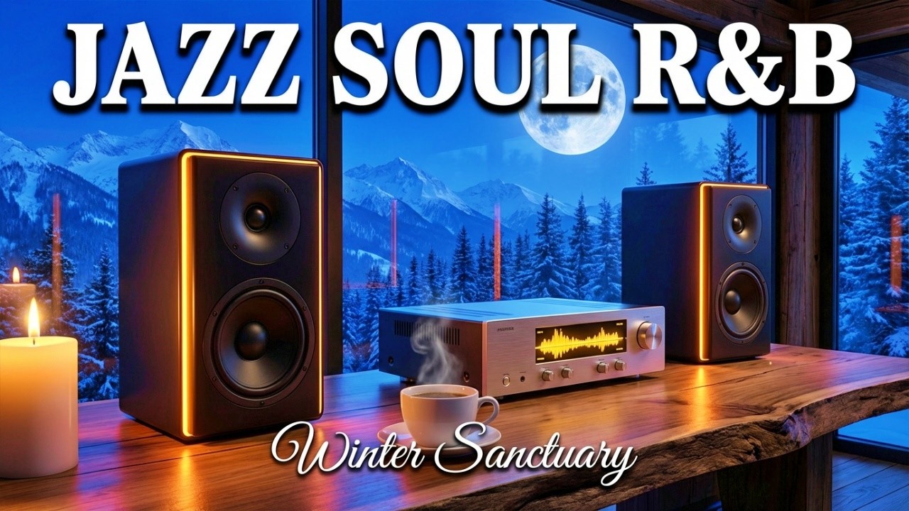 Smooth Jazz & Soulful R&B – Moonlight Mountain Lodge for Deep Focus & Relaxation