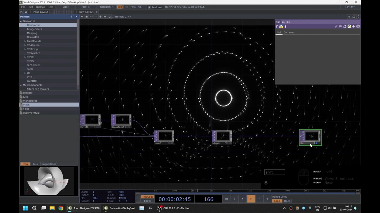 Particle Structures with Mesh Generator - Noise Sculpting Part 6