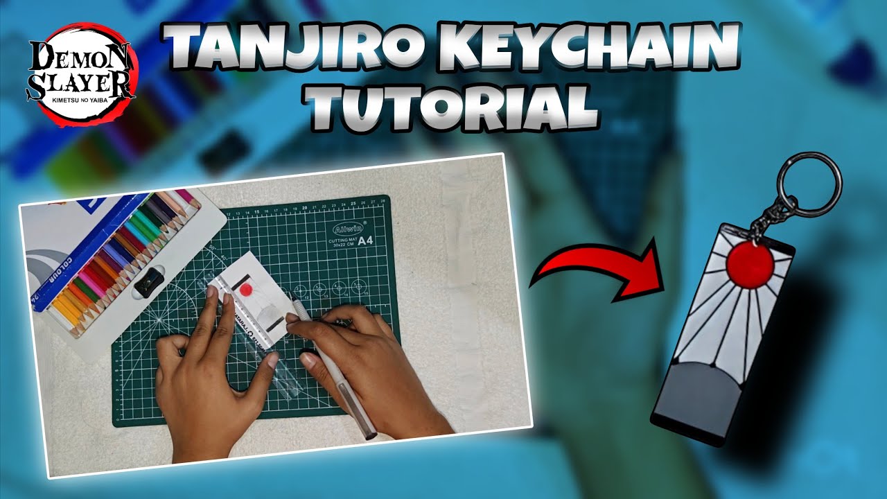DIY Hanafuda Earrings keychain