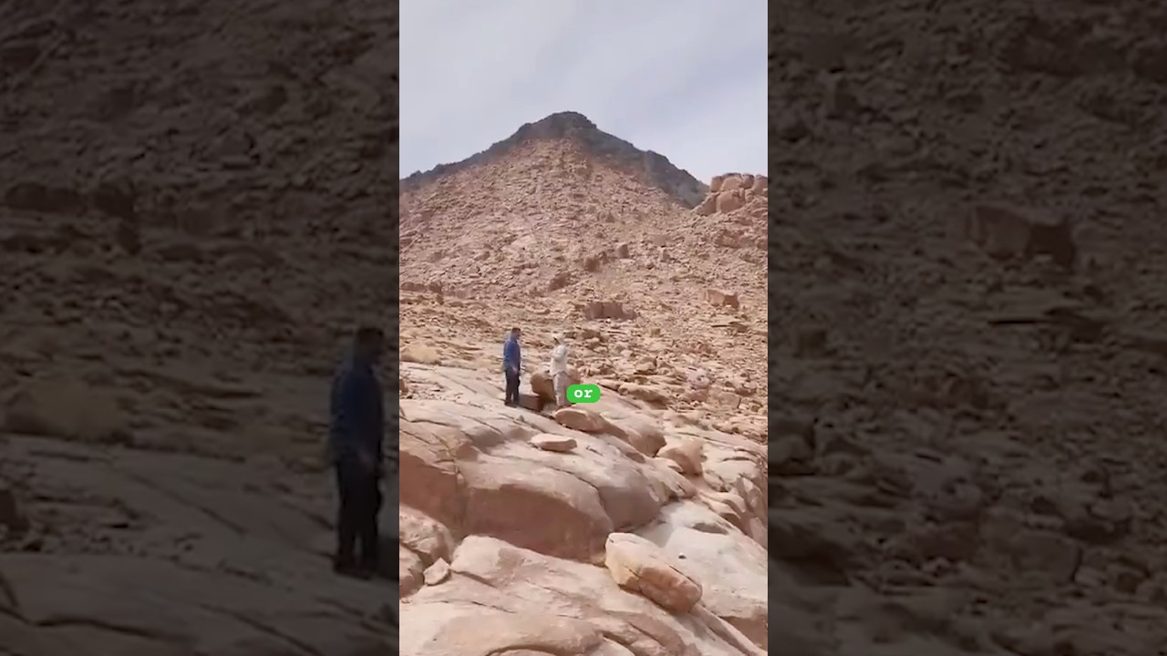 Climbing the real Mount Sinai in Arabia! Come climb with us! DiscoveredSinai.com for tours. #Sinai
