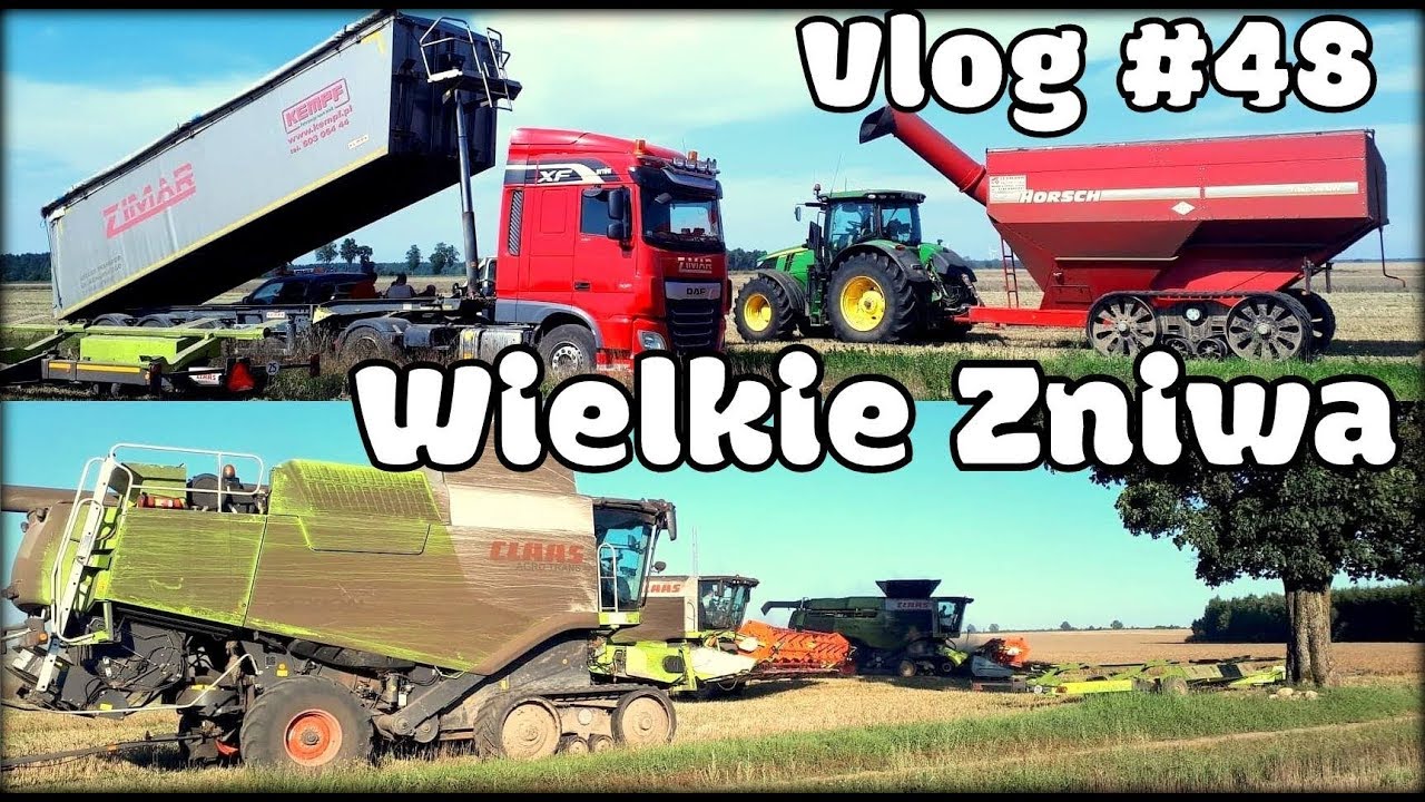 [Vlog #48] Wielkie Żniwa [Dzień #1] Dźwięk Maszyn ☆ GR Avena