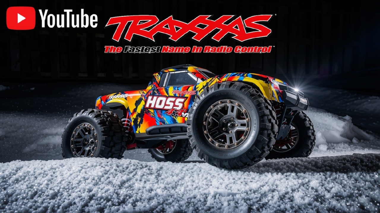 3S Traxxas Hoss Ice Bashing!!🧊