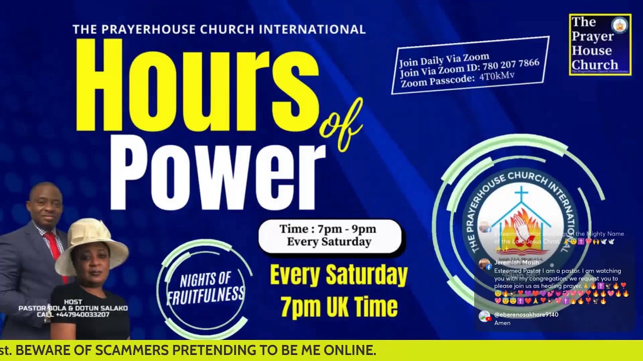 Hours of Power || Every Sat 7pm UK Time || Sat 14th Mar 2026 ||