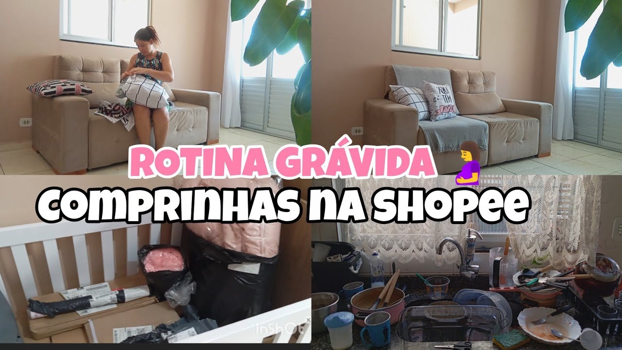 ROTINA DA MANHÃ/CHEGOU COMPRINHAS DA SHOPEE+ORGANIZANDO A SALA! ✨🌸
