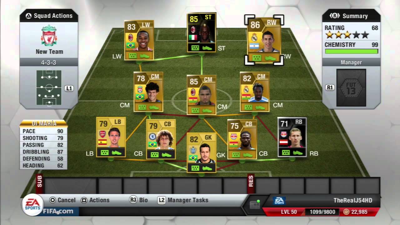 FIFA 13 Ultimate Team | IF BALOTELLI HYBRID SQUAD! - Amazing Team!