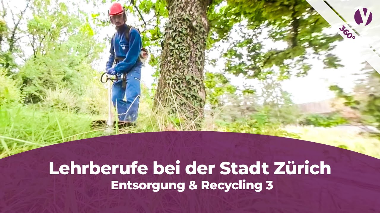 Lehrberufe bei der Stadt Zürich - Entsorgung & Recycling 3