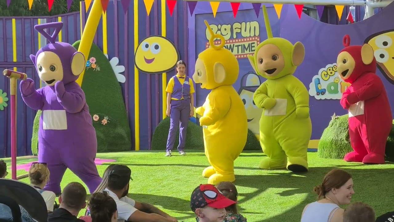 Teletubbies live at cbeebies land