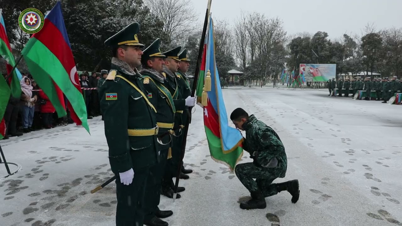 Gənc sərhədçilərin andiçmə mərasimi keçirilmişdir