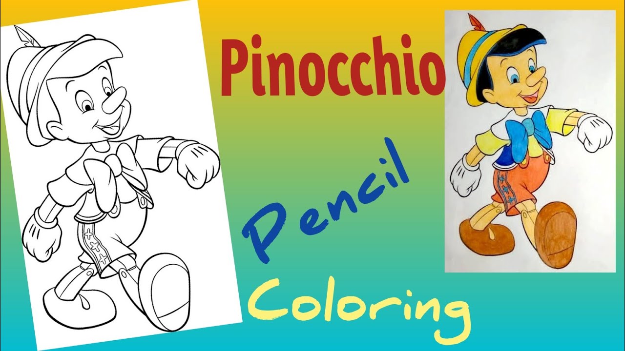 Coloring Pinocchio | @kimmiTheClown | @MagicFingersArt | @colortv5896
