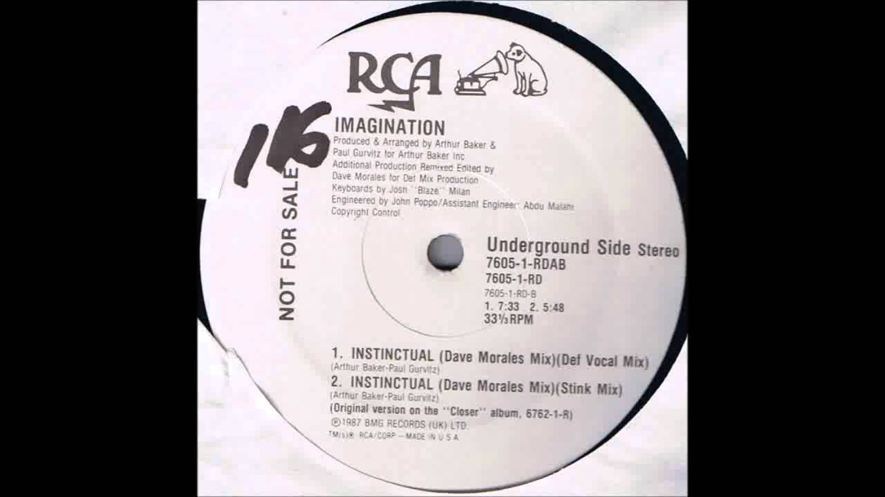 (1987) Imagination - Instinctual [David Morales Def Vocal RMX]