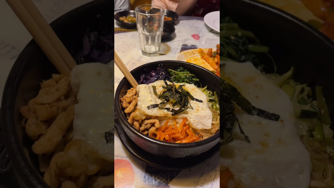 Корейская еда в ресторане Kalsang в Дехрадуне🍱 #шорты #youtubeshorts #ashortaday #foodie #viral