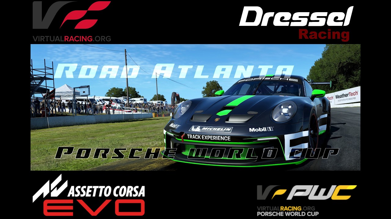Assetto Corsa Evo | PWC | Race 2 | Round 3 | Road Atlanta by virtualracing.org