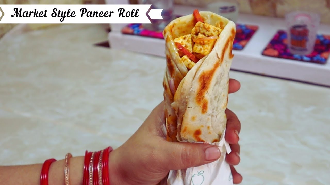 Market Style Paneer Roll At Home | Paneer Roll Recipe | Mannat Di Rasoi