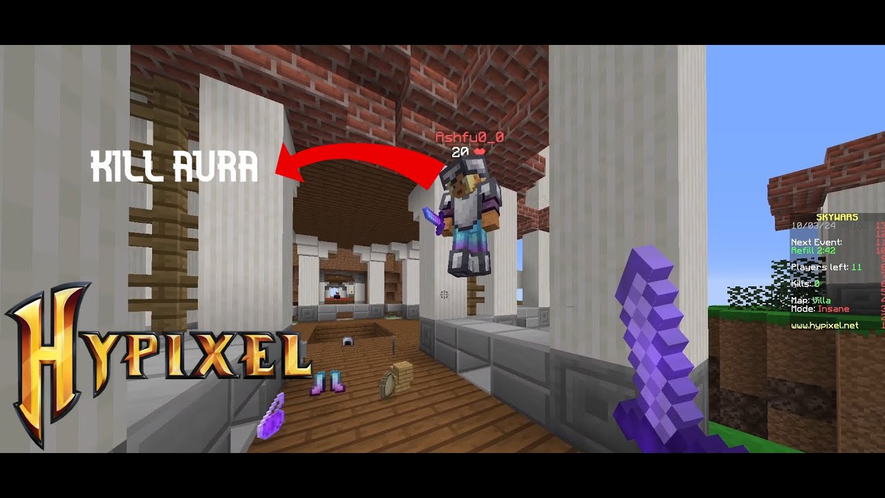 Hypixel skywars has a hacking problem...
