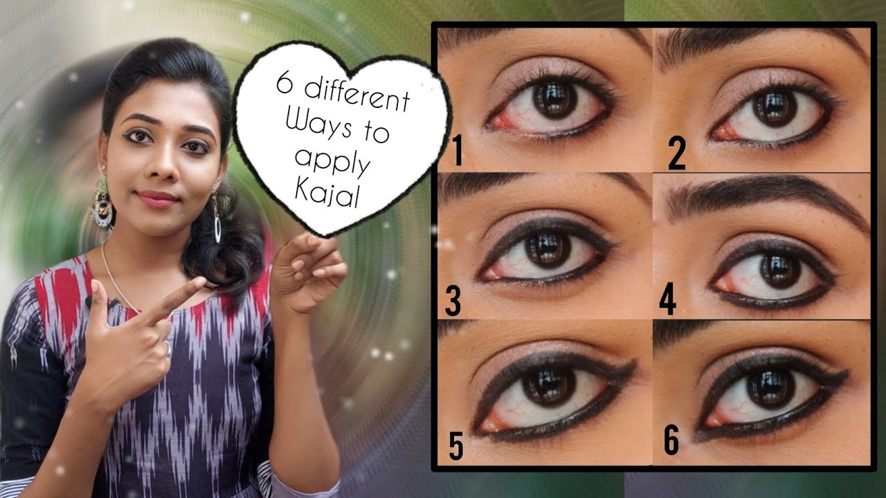 How to apply kajal easily in 6 different ways in Tamil|Based on your eye shape|Abhi Sekar
