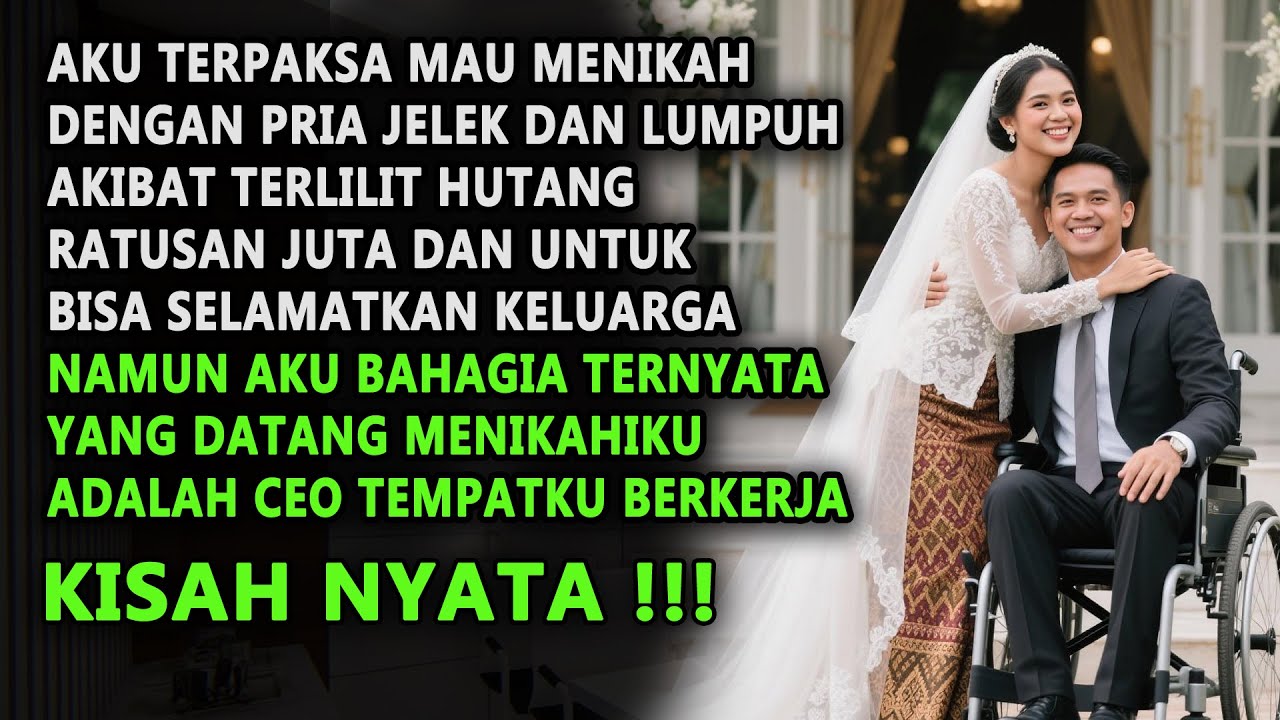 TERPAKSA MENIKAH DENGAN PRIA LUMPUH JELEK DEMI LUNASI HUTANG , TAK DISANGKA YANG DATANG PRIA TAMPAN