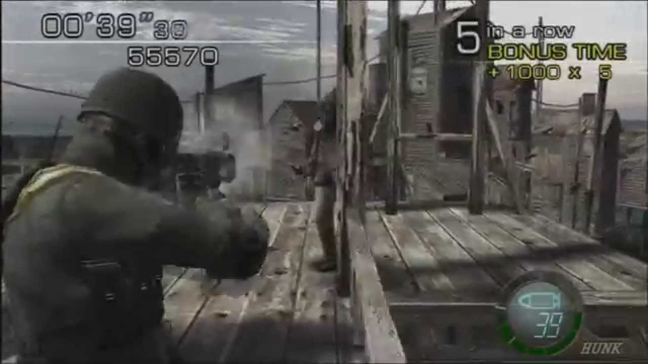 كيف تجيب نقاط كثيره في ريزدنت أيفل 4 طور المرتزقة | هـانـك - البحيره | Resident Evil 4