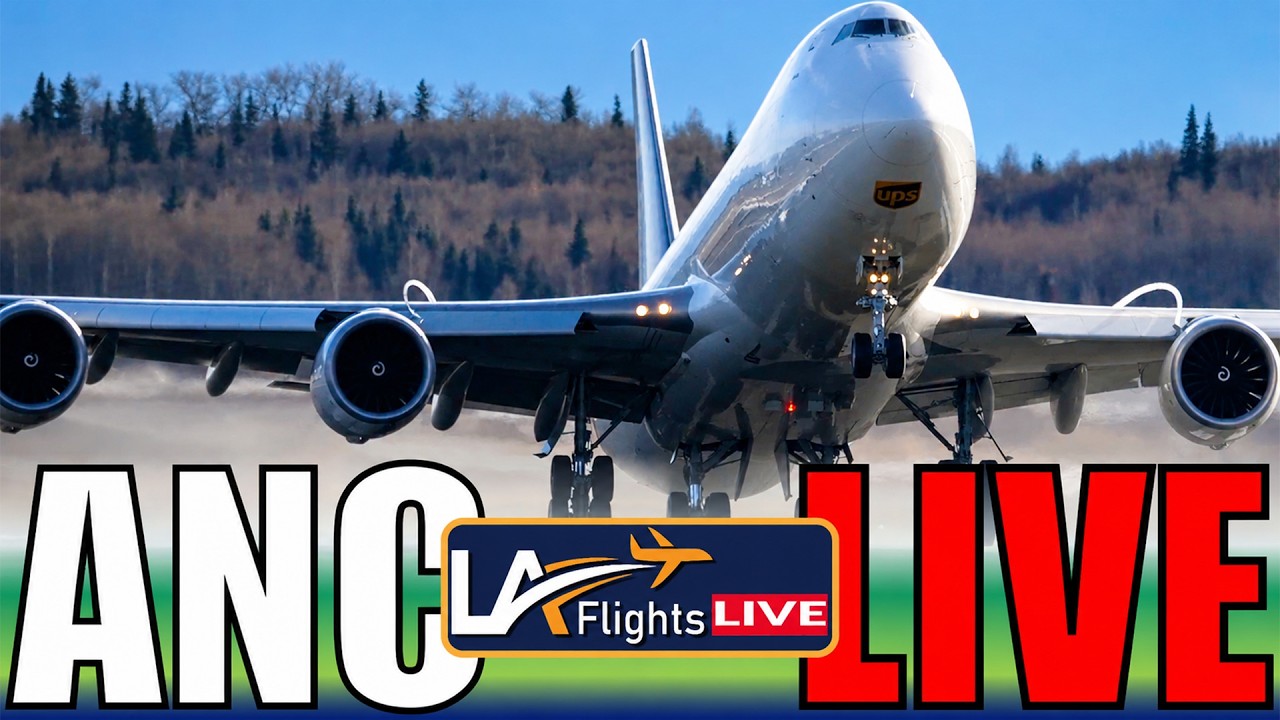 🔴LIVE ANCHORAGE AIRPORT CARGO HEAVEN!| AUGUST 7,  2026 | ANC PLANE SPOTTING