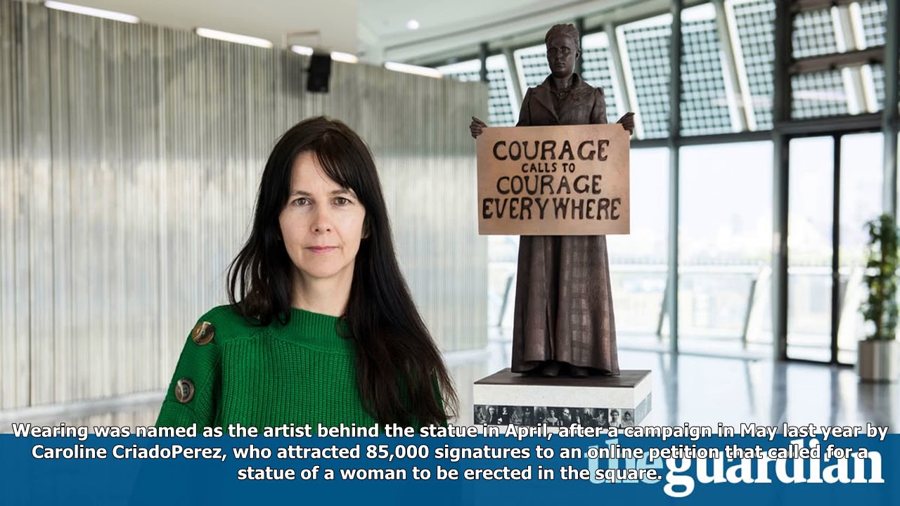 Artist unveils design for parliament square suffragist statue