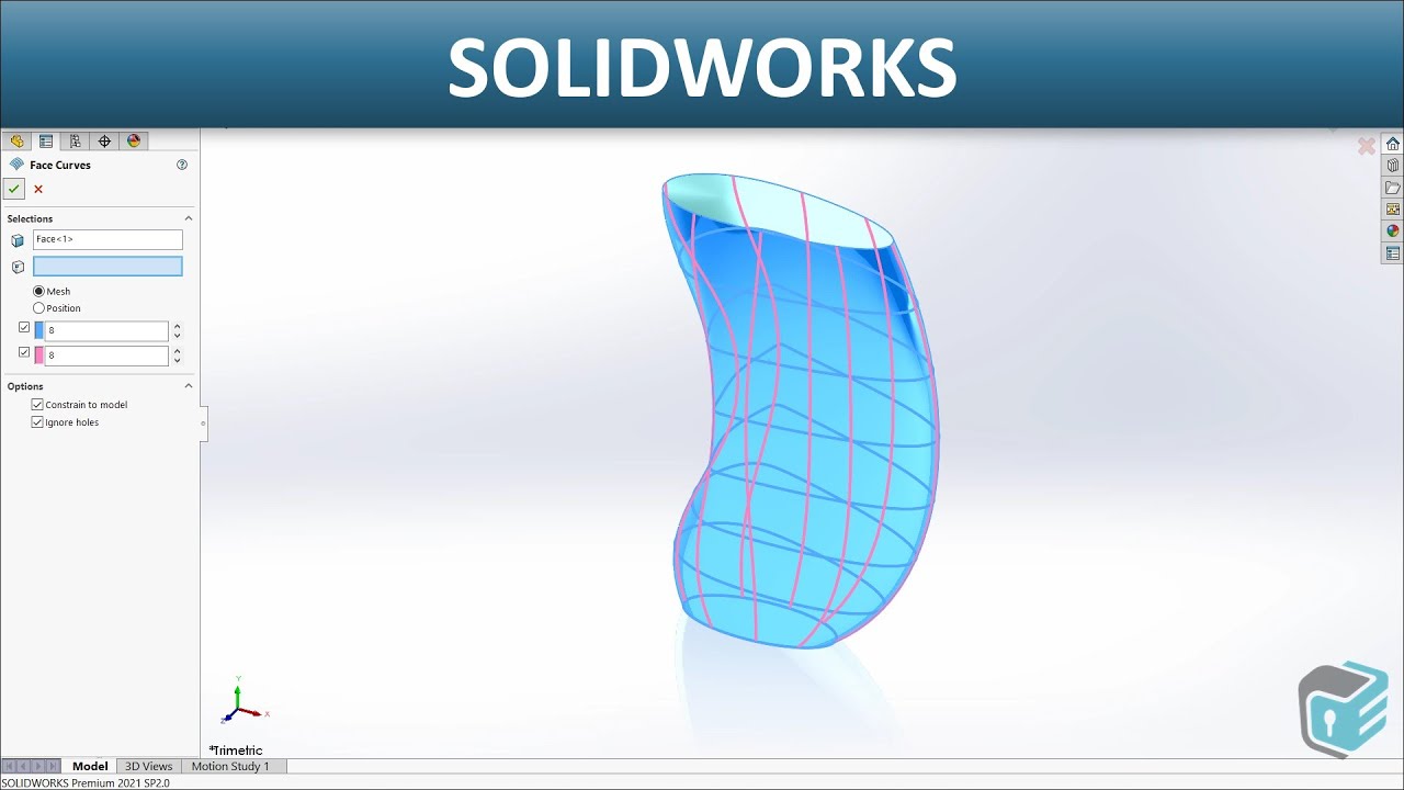 SOLIDWORKS - Face Curves
