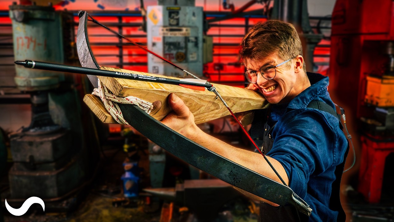 Making a Crossbow in 4 hours - Steele Vs. Stelter 