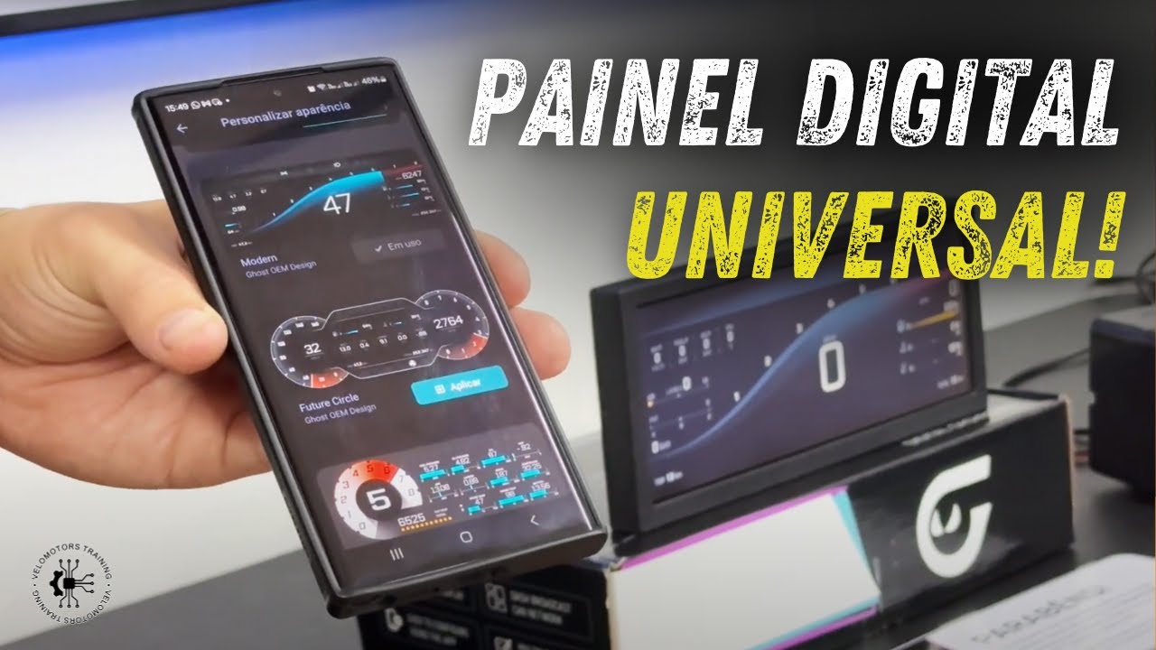 Painel Digital TFT Universal Ghostdash | Curso de Reparo em Pain&eacute;is de Carro e Moto