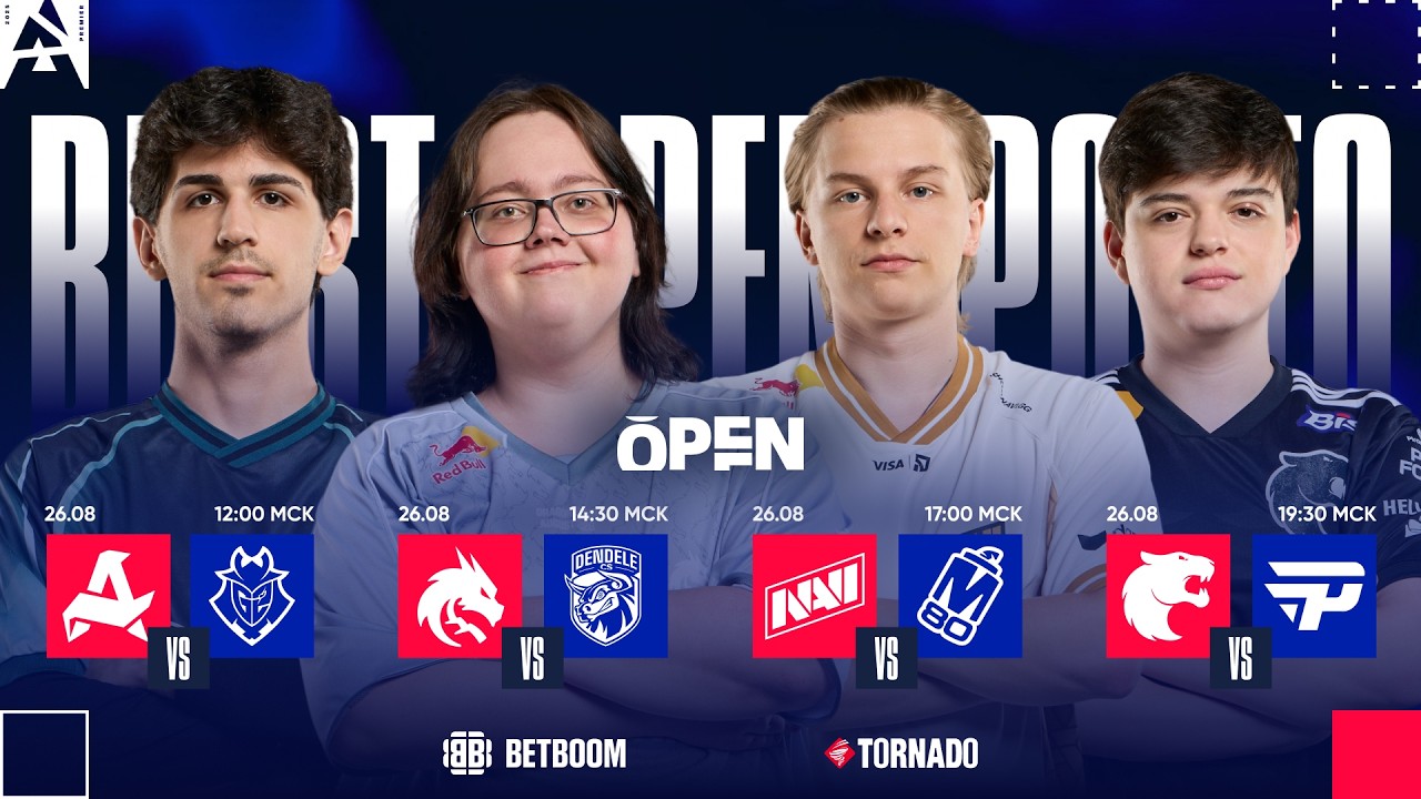 CS2 BLAST Open Porto 2026 | Group Stage Day 1