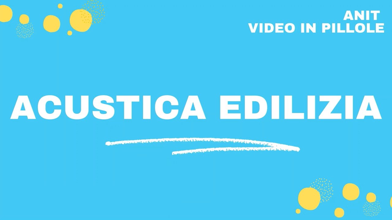 Acustica Edilizia in Pillole - EP 04 - Misure in opera