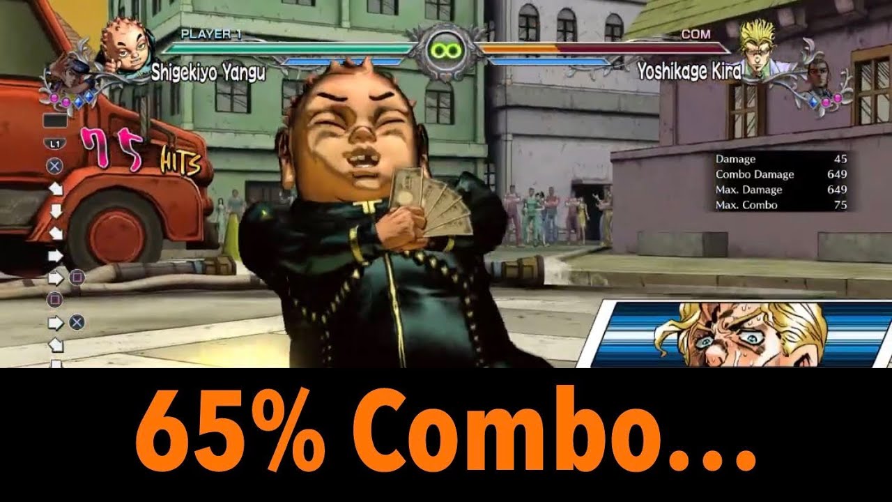 649 Damage Shigechi Combo... | All Star Battle R