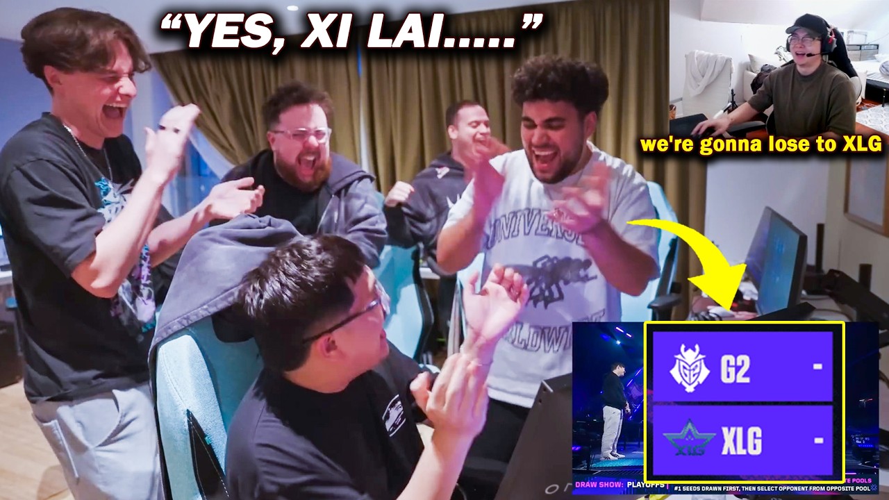 Shanks Reacts to G2 Players Celebrating After Picking XLG 
