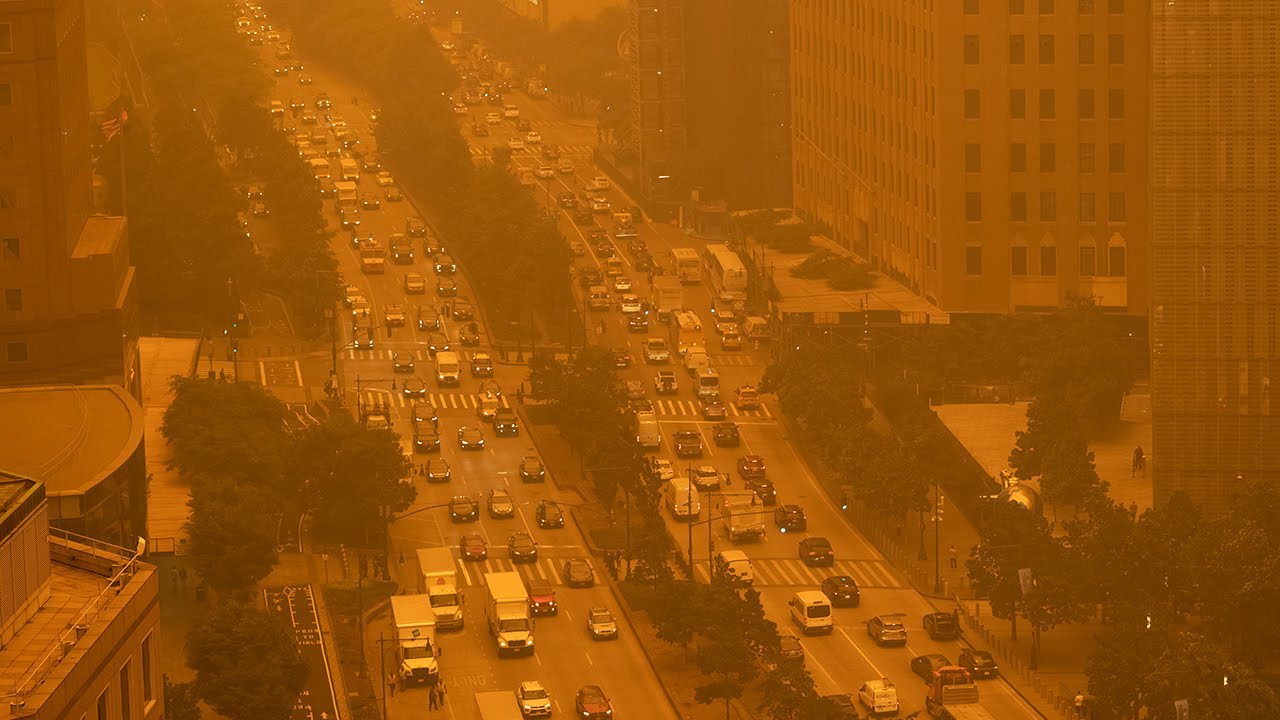 NYC hit with unprecedented air quality crisis from Canadian wildfires