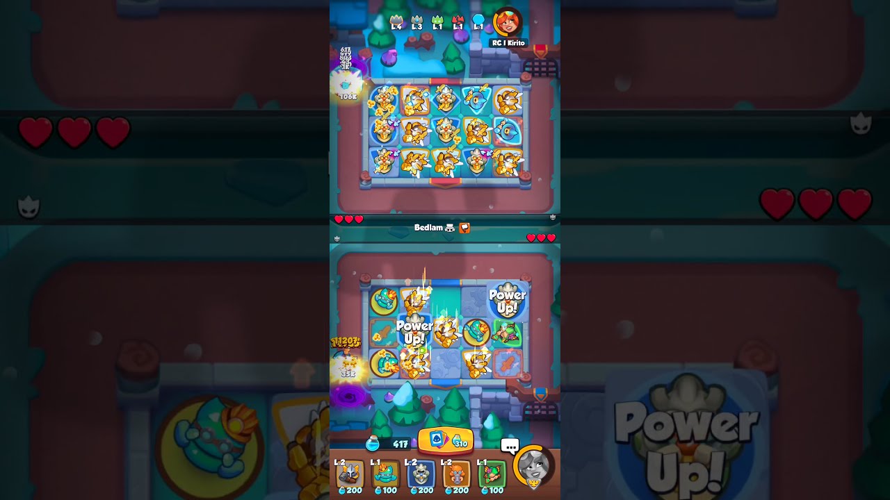Rush royale - 👊 PvP 👊 Test et gameplay de la nouvelle l&eacute;gendaire 