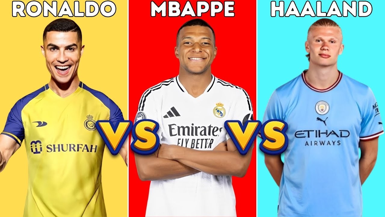 Ronaldo vs Mbappé vs Haaland in 2025   Who is the KING Now  👑   Full Comparison & New Stats!