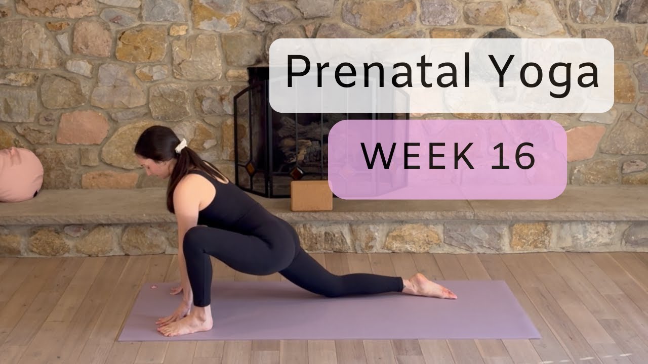Prenatal Yoga Week 16 - Grounding Flow | 24 mins