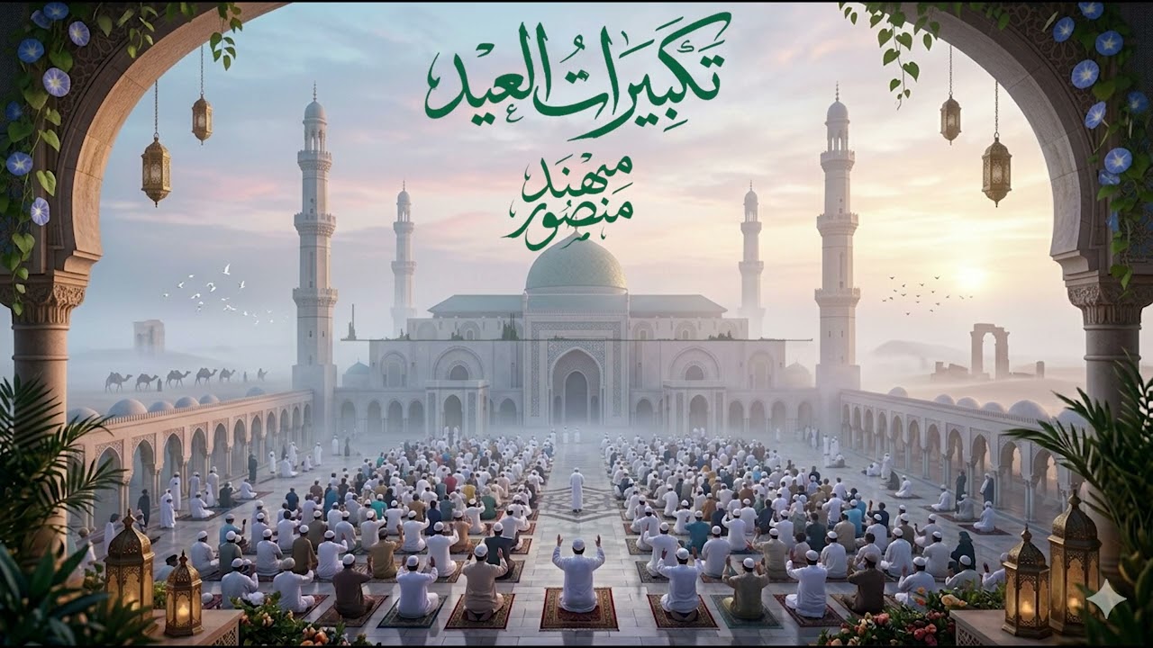 تكبيرات العيد بصوت مهند منصور | الله أكبر الله أكبر (مؤثرة جداً) 🕌✨
