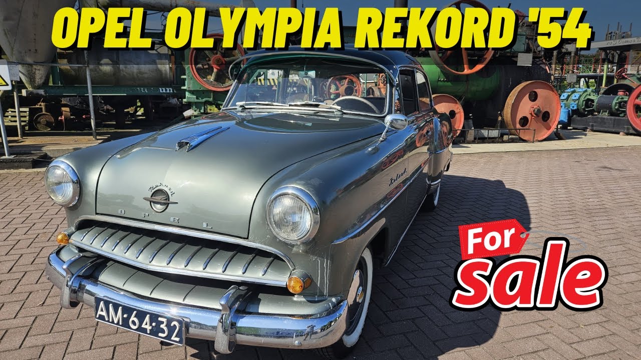 [SOLD] OPEL OLYMPIA REKORD 1954 CLASSIC CAR WALK AROUND INTERIOR EXTERIOR REVIEW OLDTIMER